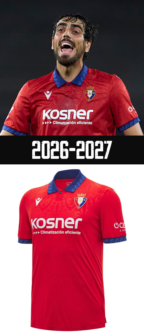 Maillot Domicile Osasuna 2026-2027