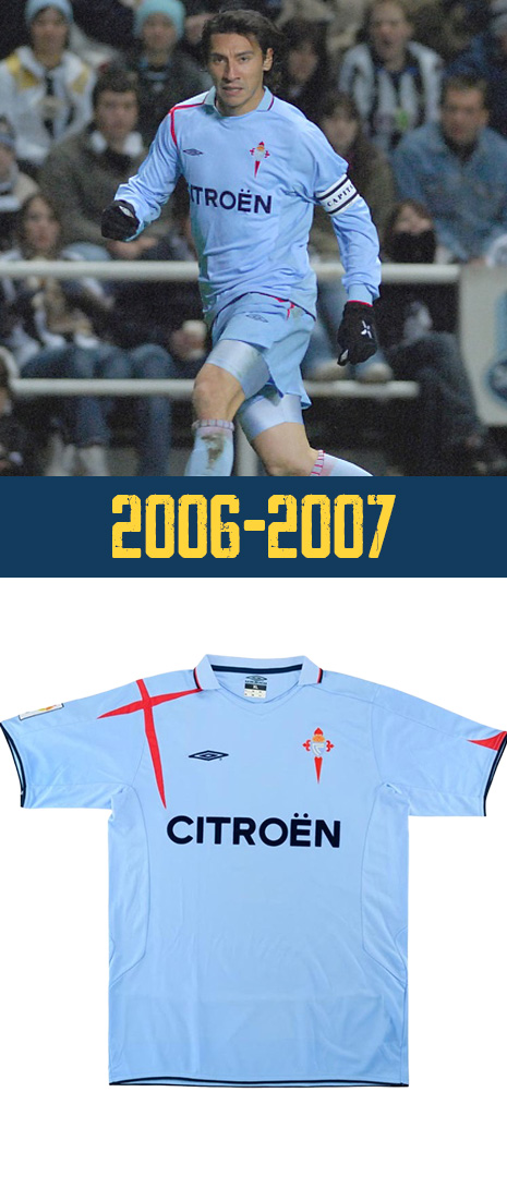 Maillot Domicile Celta Vigo 2006-2007