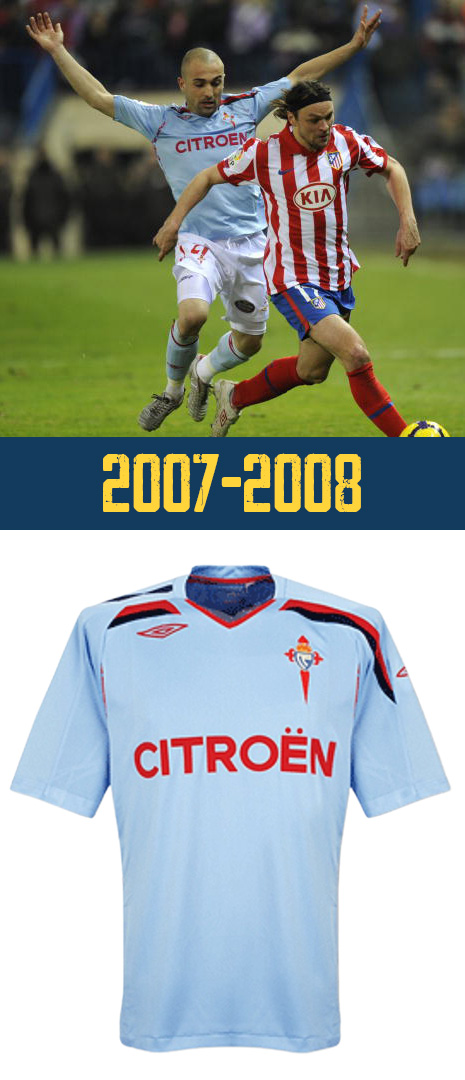 Maillot Domicile Celta Vigo 2007-2008
