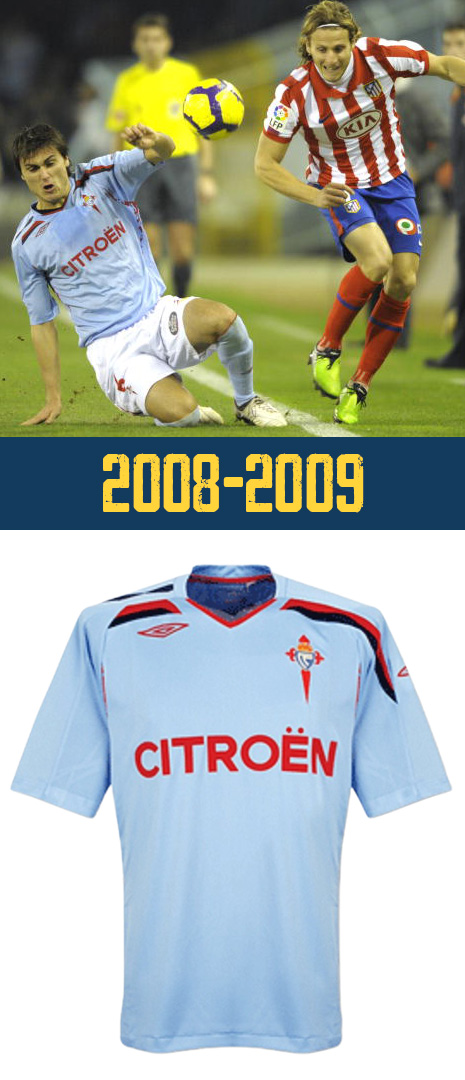 Maillot Domicile Celta Vigo 2008-2009