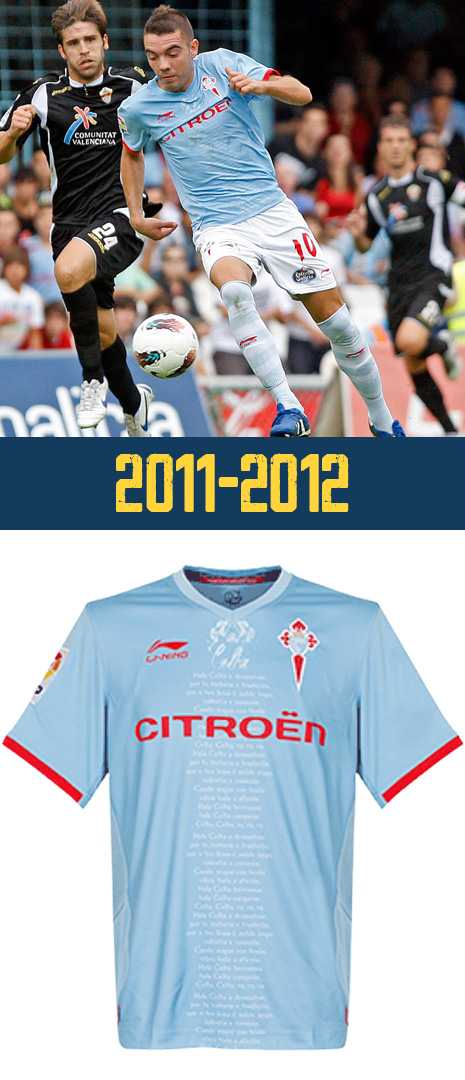 Maillot Domicile Celta Vigo 2011-2012