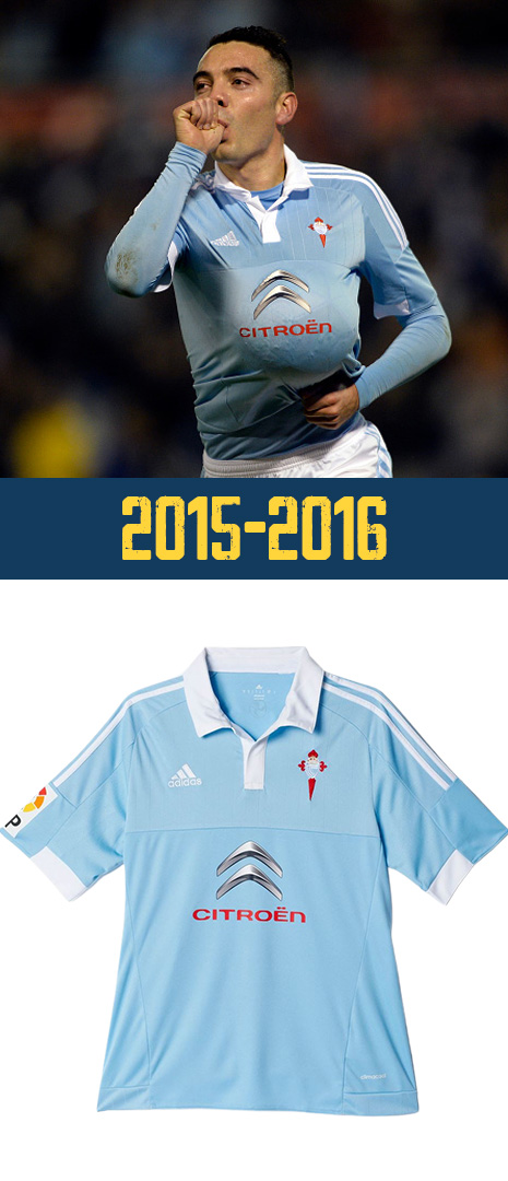 Maillot Domicile Celta Vigo 2015-2016