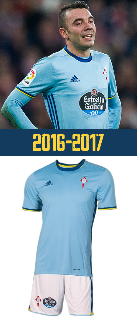 Maillot Domicile Celta Vigo 2016-2017