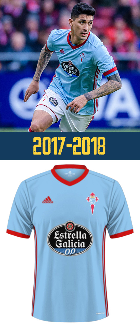 Maillot Domicile Celta Vigo 2017-2018