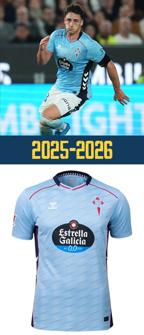 Maillot Celta Vigo 2025-2026 Domicile