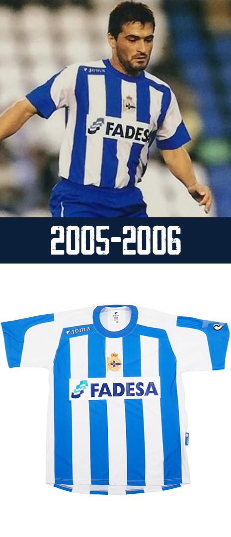Maillot Domicile Deportivo La Corogne 2005-2006