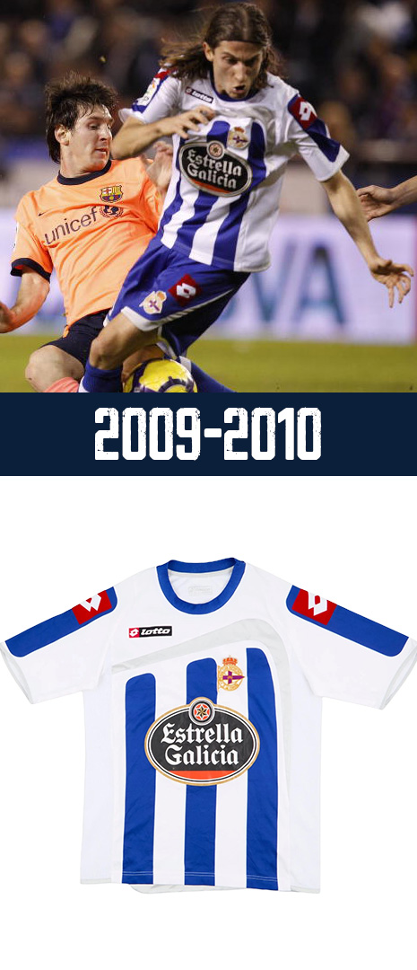 Maillot Domicile Deportivo La Corogne 2009-2010