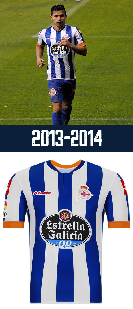 Maillot Domicile Deportivo La Corogne 2013-2014