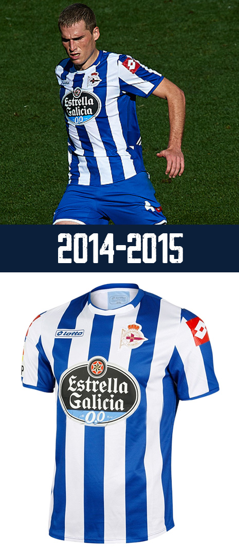 Maillot Domicile Deportivo La Corogne 2014-2015