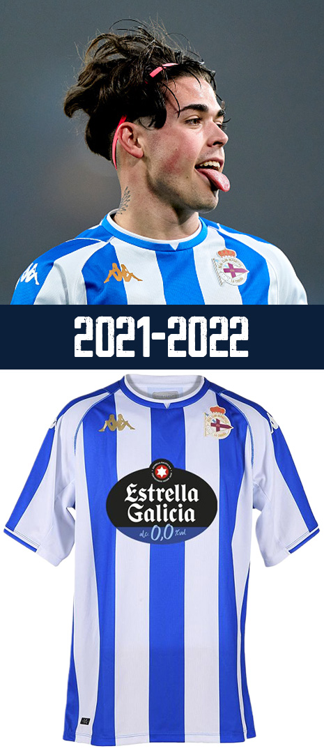 Maillot Domicile Deportivo La Corogne 2021-2022