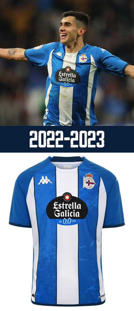 Maillot Domicile Deportivo La Corogne 2022-2023