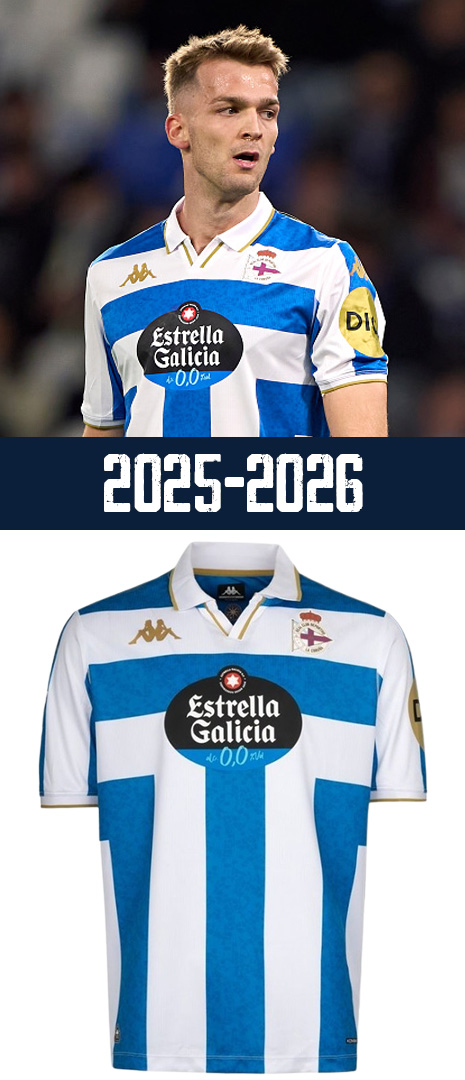 Maillot Domicile Deportivo La Corogne 2025-2026