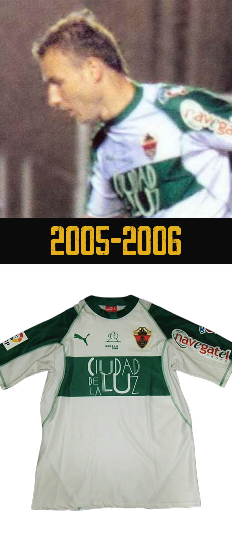 Maillot Domicile Elche 2005-2006