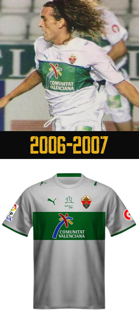 Maillot Domicile Elche 2006-2007