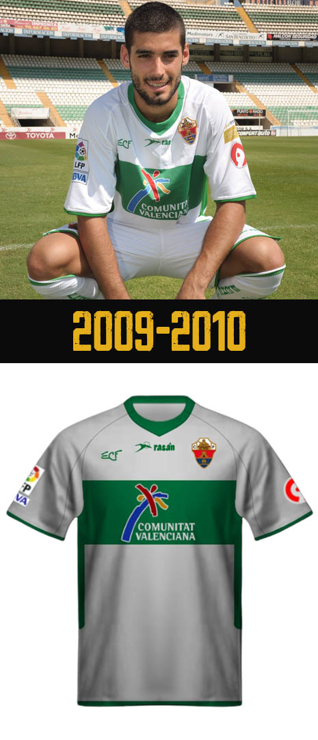 Maillot Domicile Elche 2009-2010