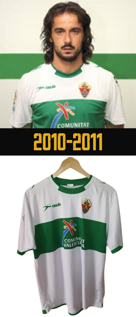 Maillot Domicile Elche 2010-2011