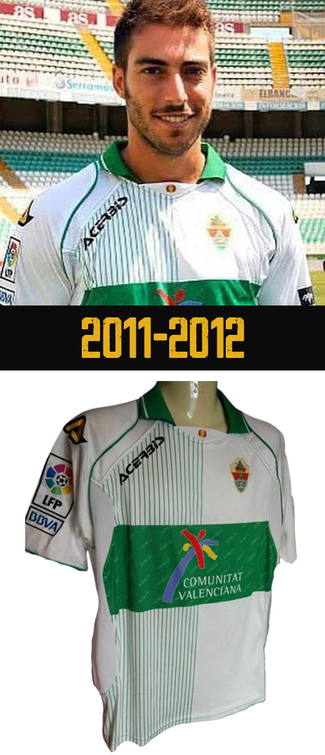 Maillot Domicile Elche 2011-2012