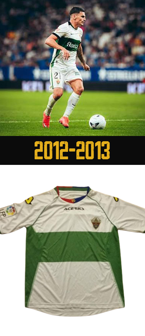 Maillot Domicile Elche 2012-2013