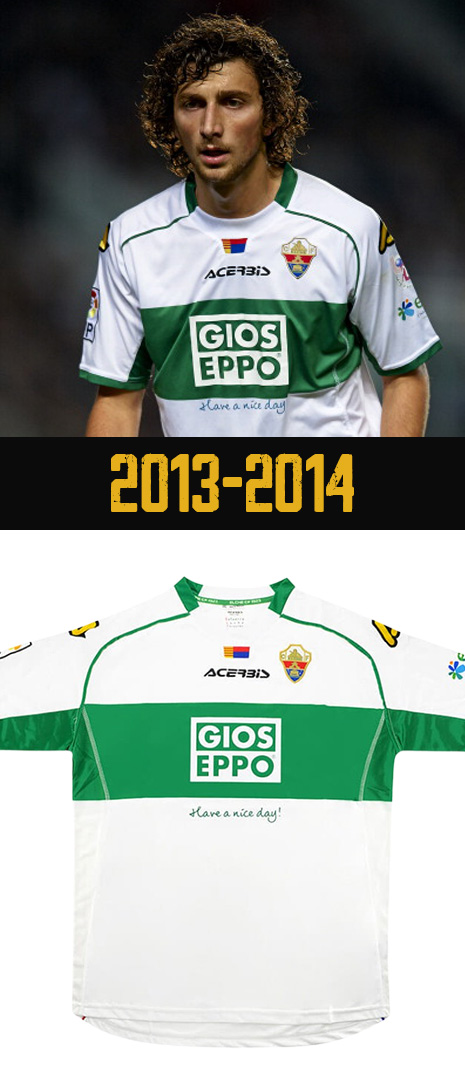 Maillot Domicile Elche 2013-2014