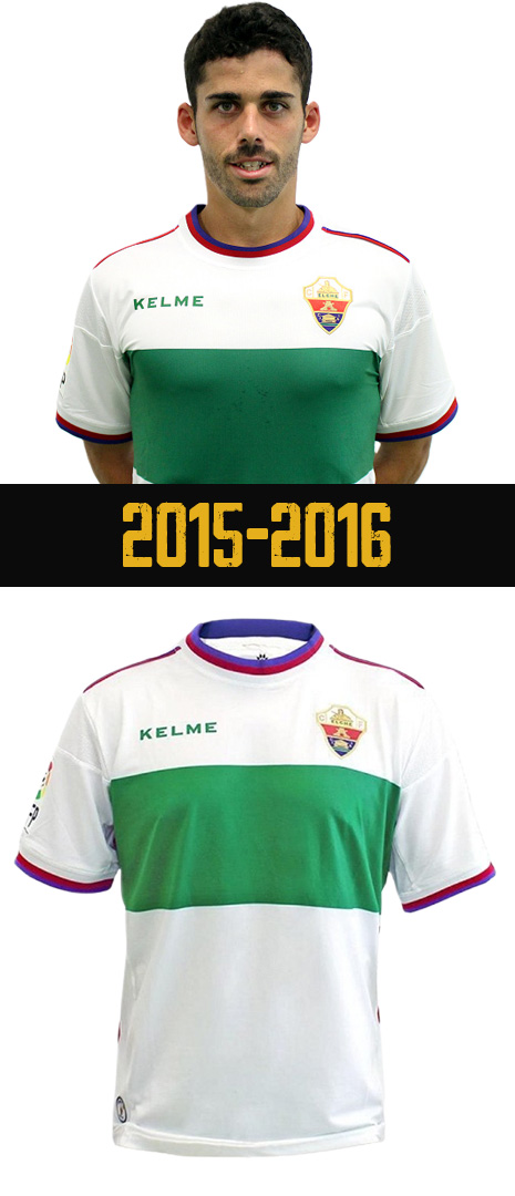 Maillot Domicile Elche 2015-2016