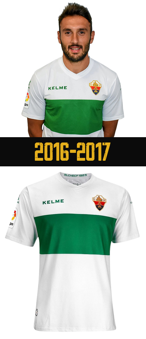 Maillot Domicile Elche 2016-2017