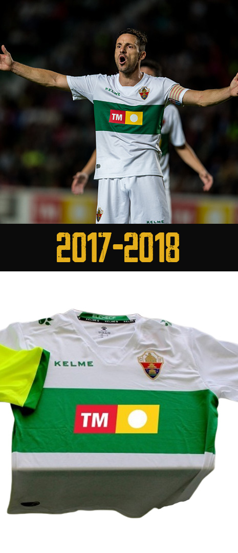 Maillot Domicile Elche 2017-2018
