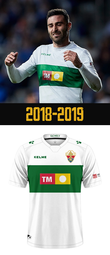 Maillot Domicile Elche 2018-2019