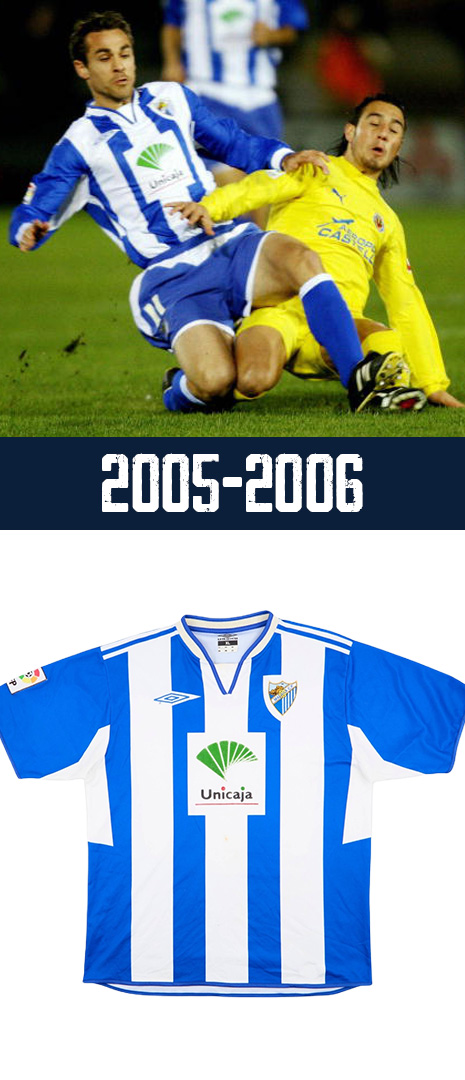 Maillot Domicile Malaga 2005-2006