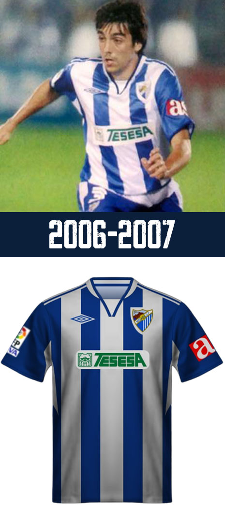 Maillot Domicile Malaga 2006-2007