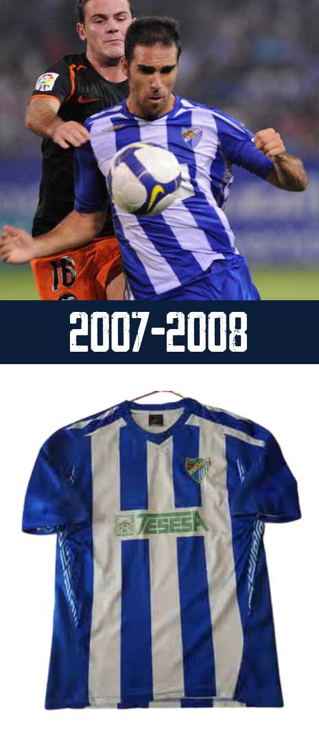 Maillot Domicile Malaga 2007-2008