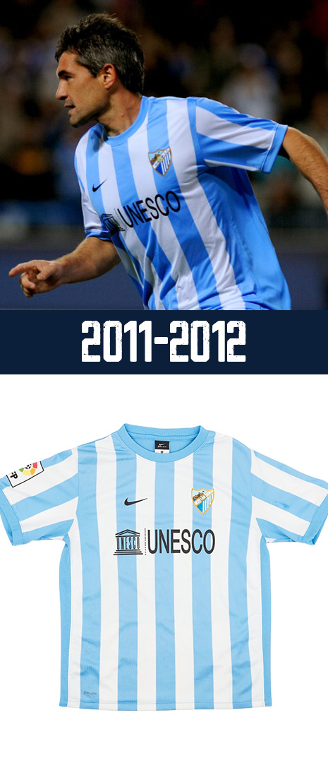 Maillot Domicile Malaga 2011-2012