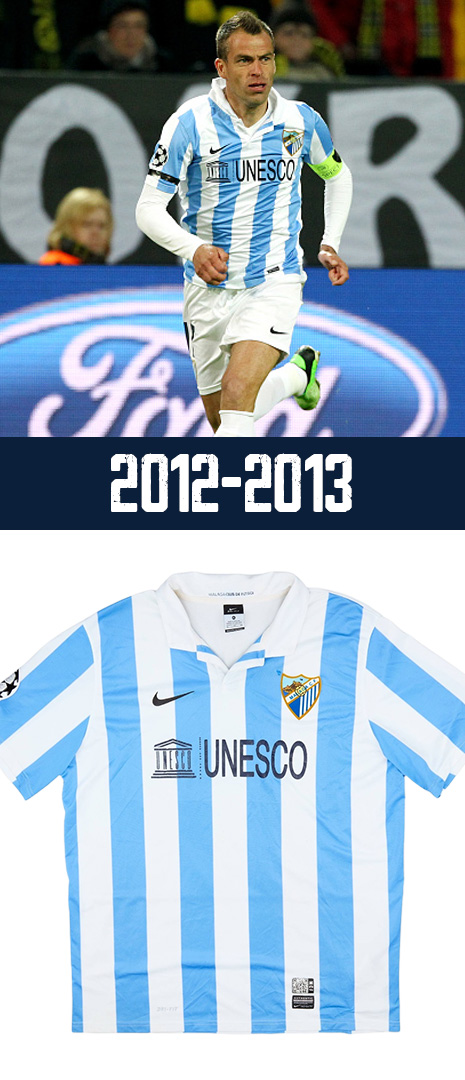 Maillot Domicile Malaga 2012-2013