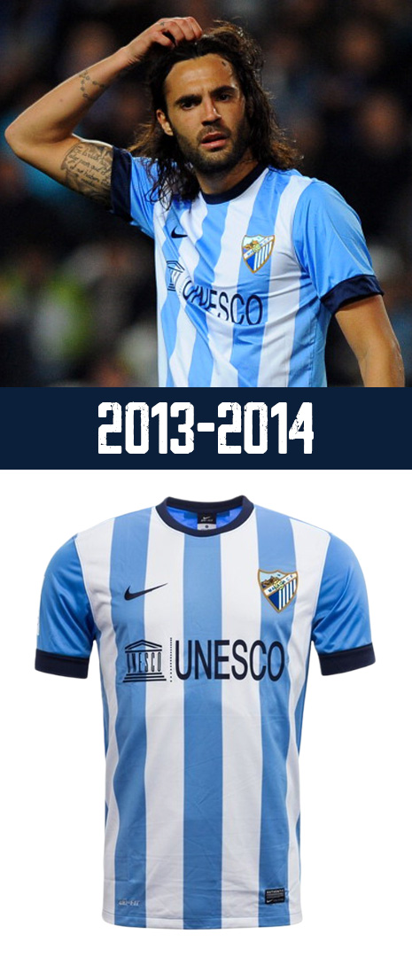 Maillot Domicile Malaga 2013-2014
