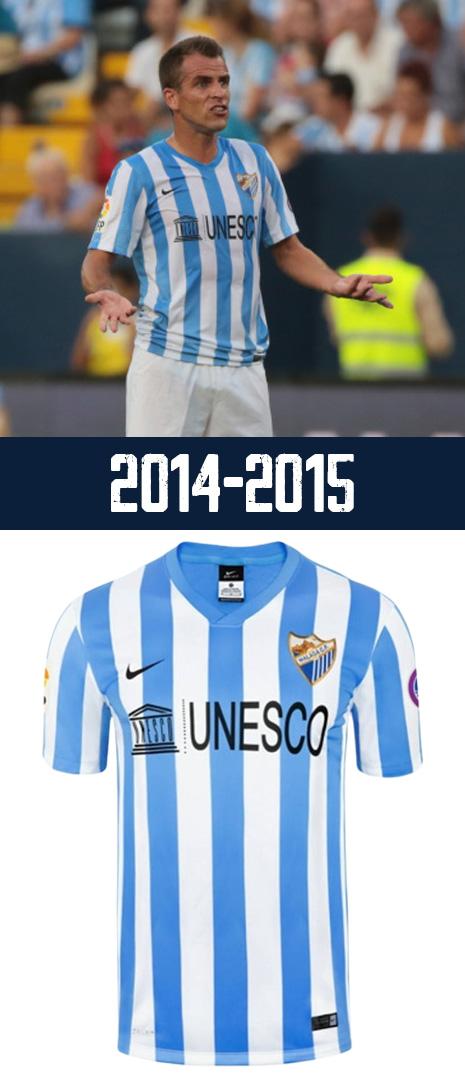 Maillot Domicile Malaga 2014-2015