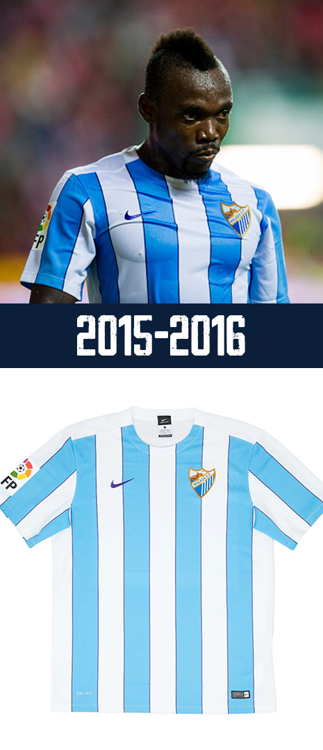 Maillot Domicile Malaga 2015-2016