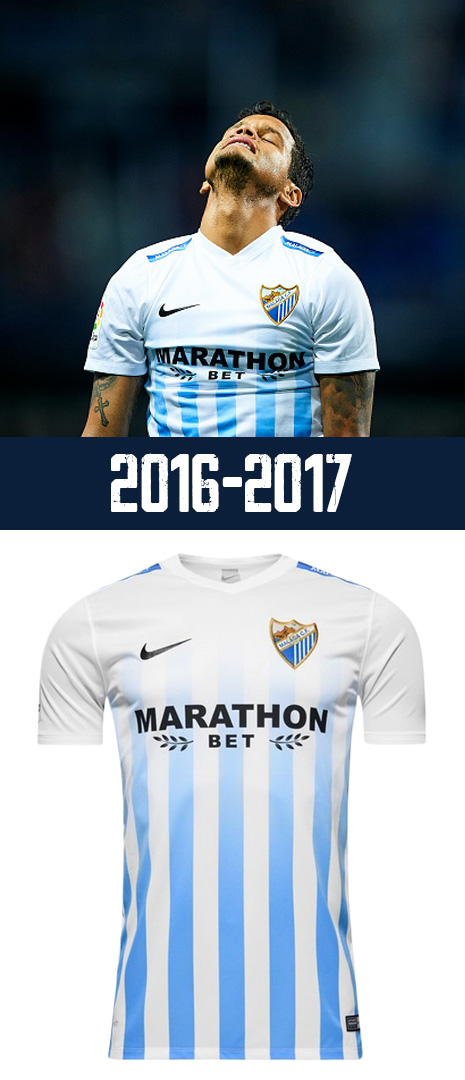 Maillot Domicile Malaga 2016-2017