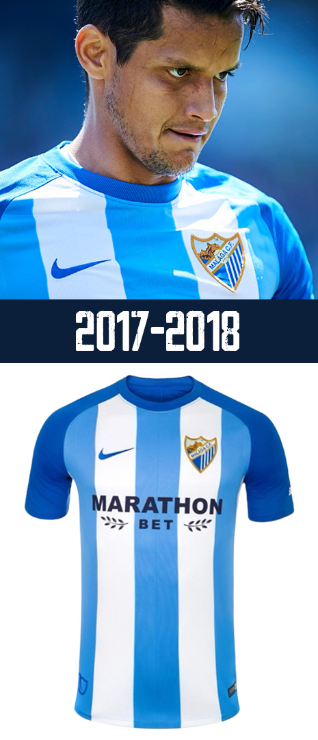 Maillot Domicile Malaga 2017-2018