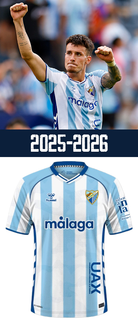 Maillot Domicile Malaga 2025-2026
