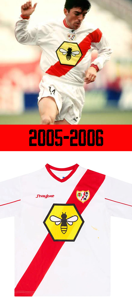 Maillot Domicile Rayo Vallecano 2005-2006