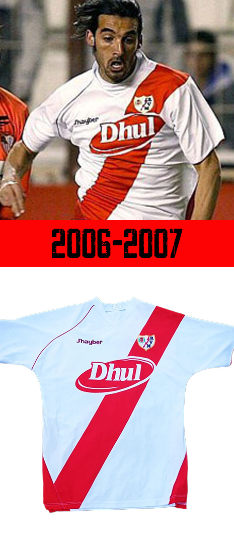 Maillot Domicile Rayo Vallecano 2006-2007