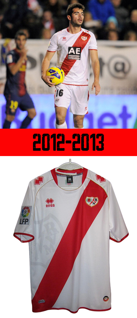 Maillot Domicile Rayo Vallecano 2012-2013