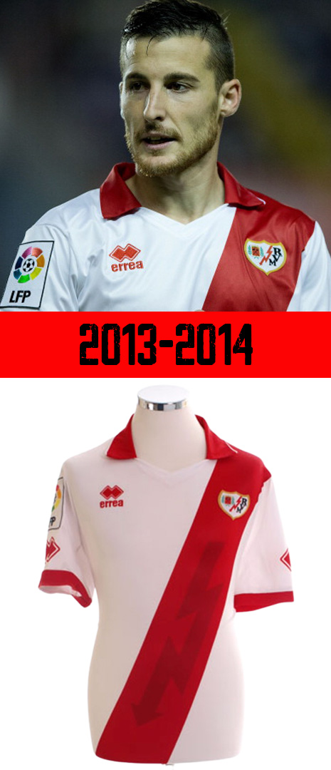 Maillot Domicile Rayo Vallecano 2013-2014