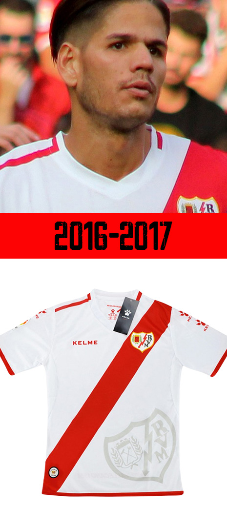 Maillot Domicile Rayo Vallecano 2016-2017