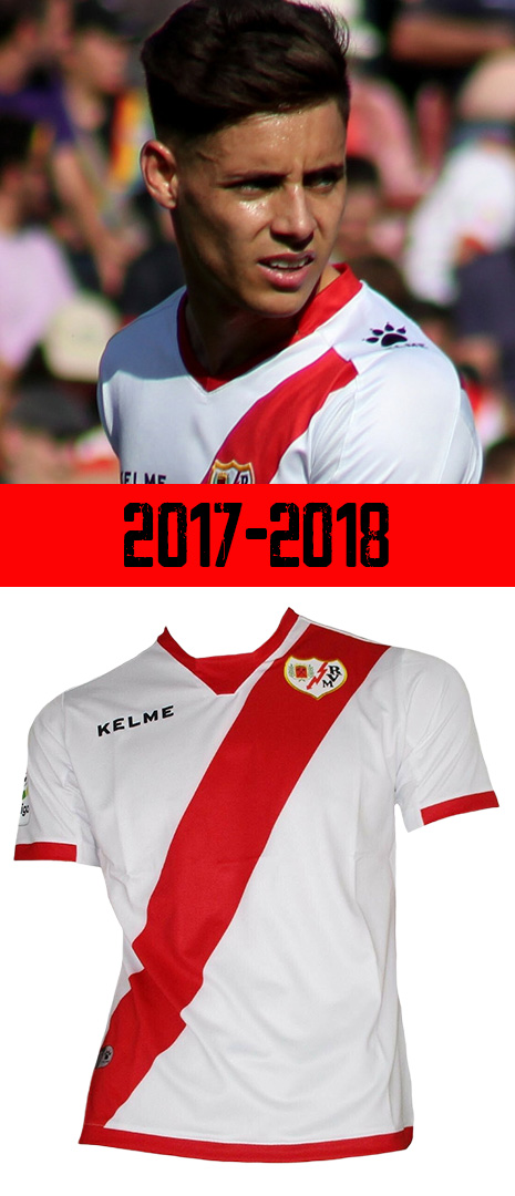 Maillot Domicile Rayo Vallecano 2017-2018
