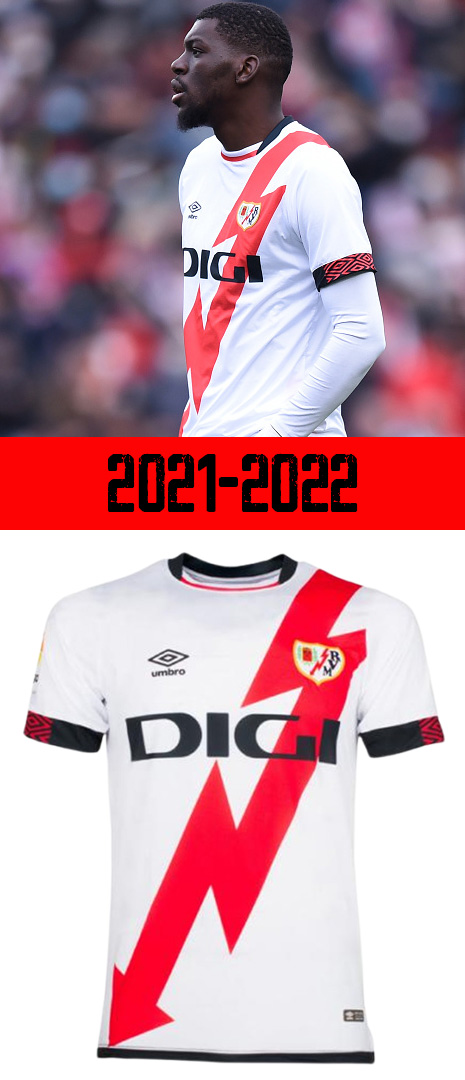 Maillot Domicile Rayo Vallecano 2021-2022