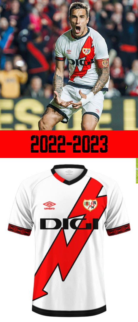 Maillot Domicile Rayo Vallecano 2022-2023