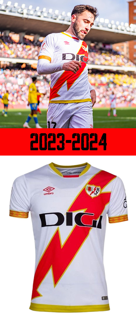 Maillot Domicile Rayo Vallecano 2023-2024