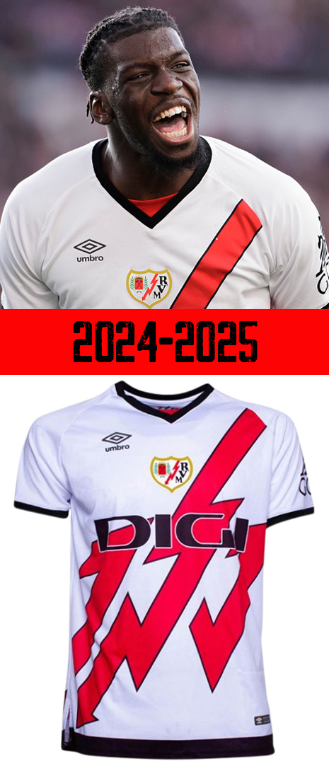 Maillot Domicile Rayo Vallecano 2024-2025