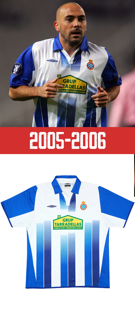 Maillot Domicile RCD Espanyol 2005-2006