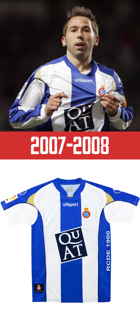 Maillot Domicile RCD Espanyol 2007-2008